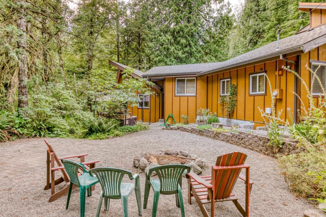 Creekside Cabin Rhododendron Eksteriør billede