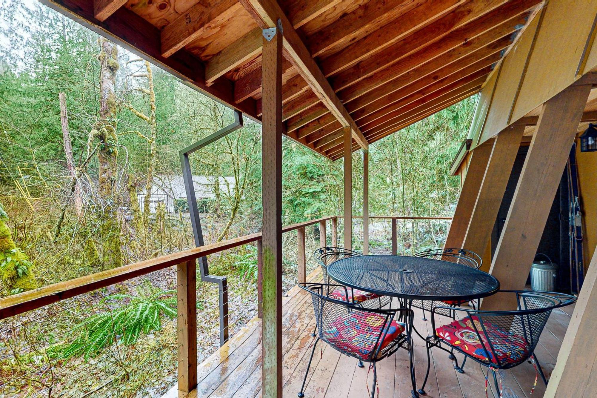 Creekside Cabin Rhododendron Eksteriør billede
