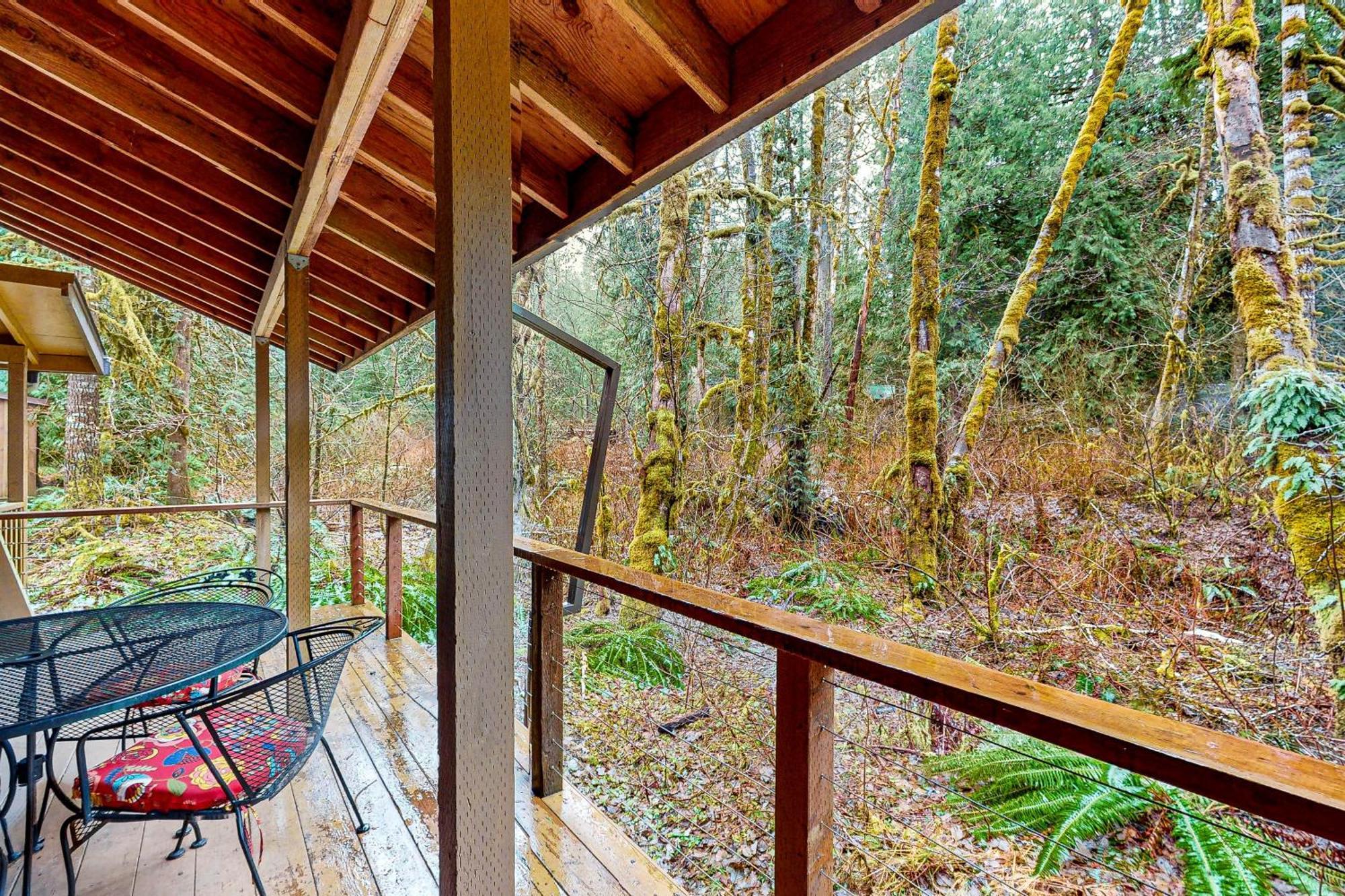 Creekside Cabin Rhododendron Eksteriør billede